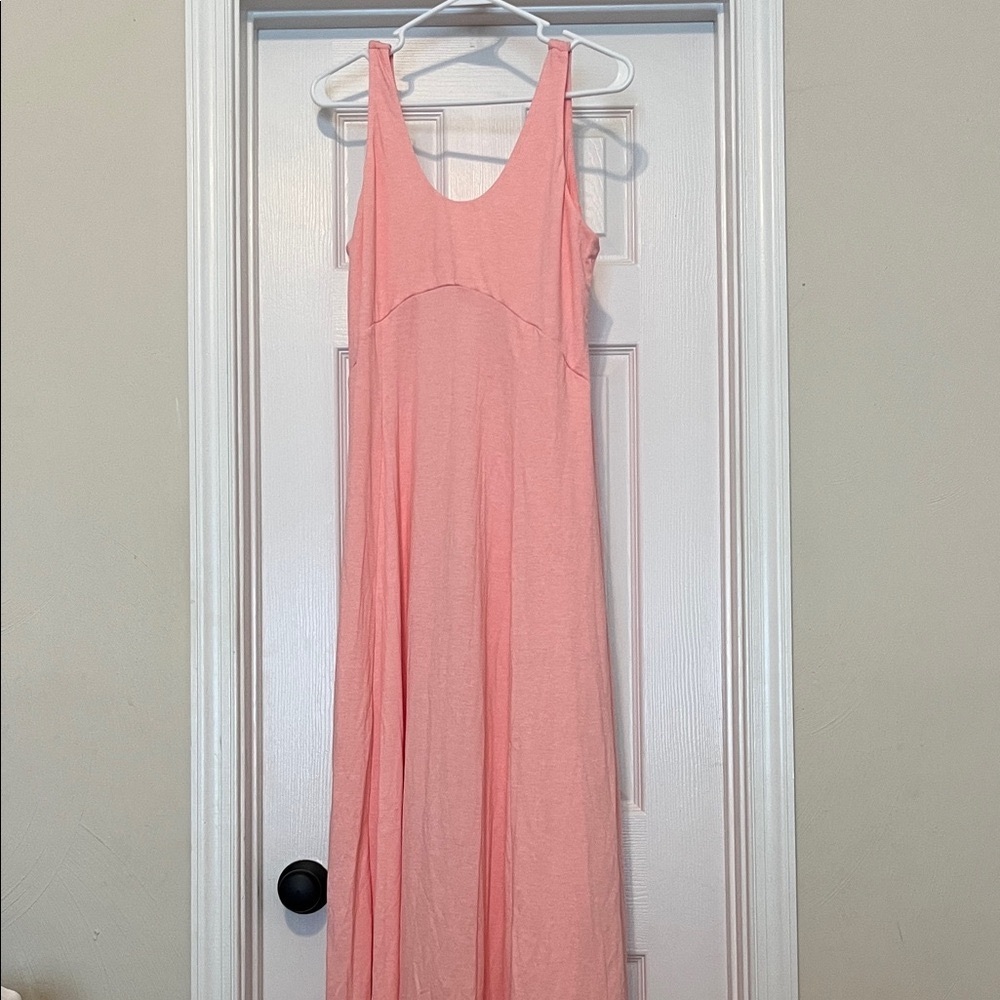 HALARA Soft Pink Maxi Dress